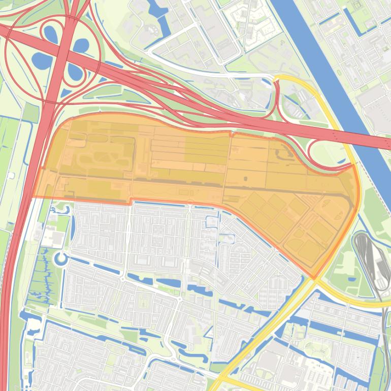 Kaart van de buurt Galecopperzoom.