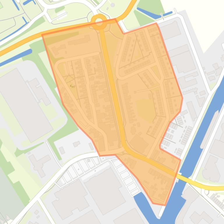 Kaart van de buurt Galgenkamp.