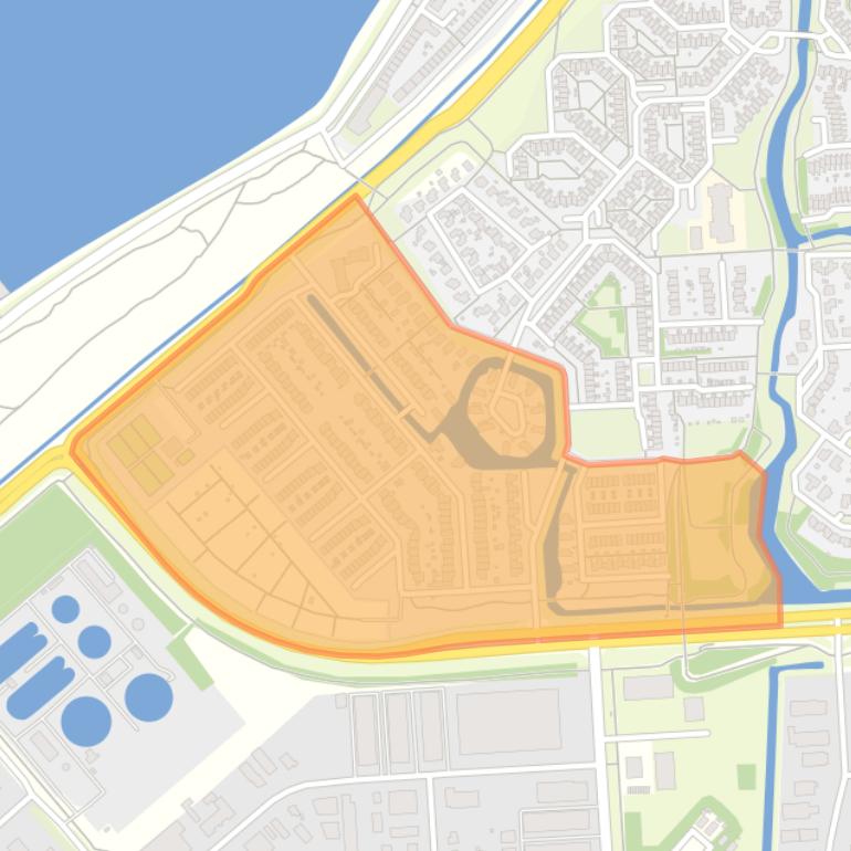 Kaart van de buurt Galjoen Zuid.