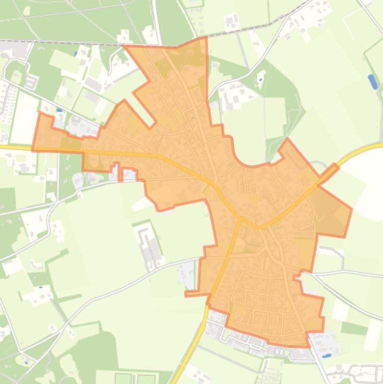 Kaart van de buurt Garderen.