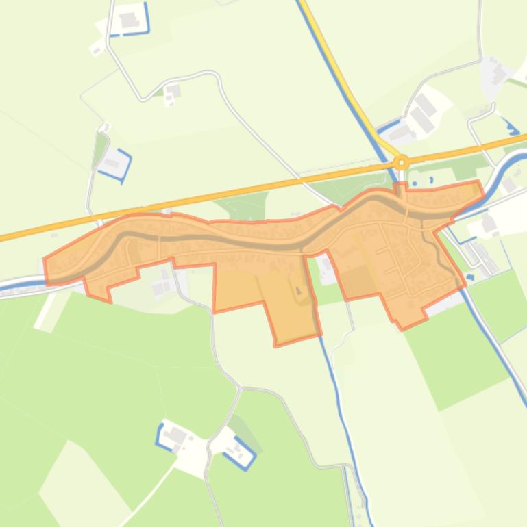 Kaart van de buurt Garrelsweer.