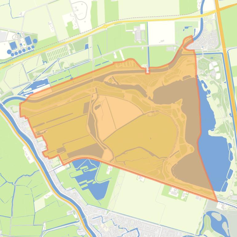 Kaart van de buurt Geestmerambacht.