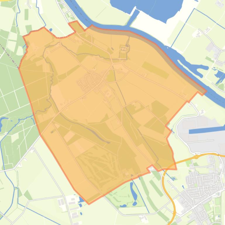 Kaart van de buurt Geijsteren.