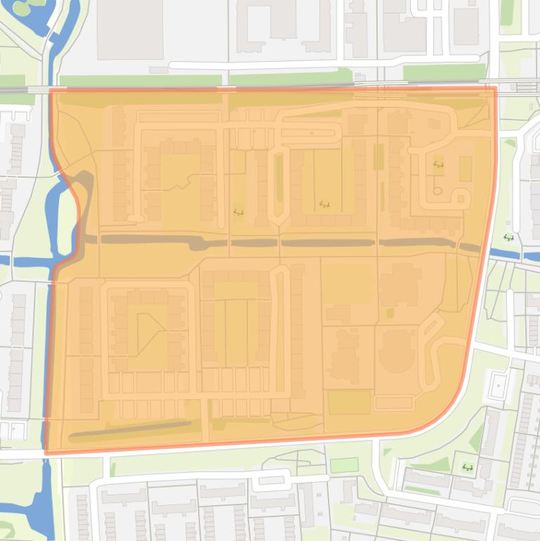 Kaart van de buurt Gein 2.