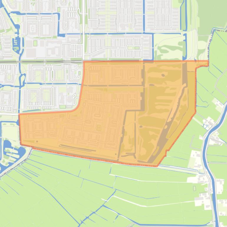 Kaart van de buurt Gein 4.