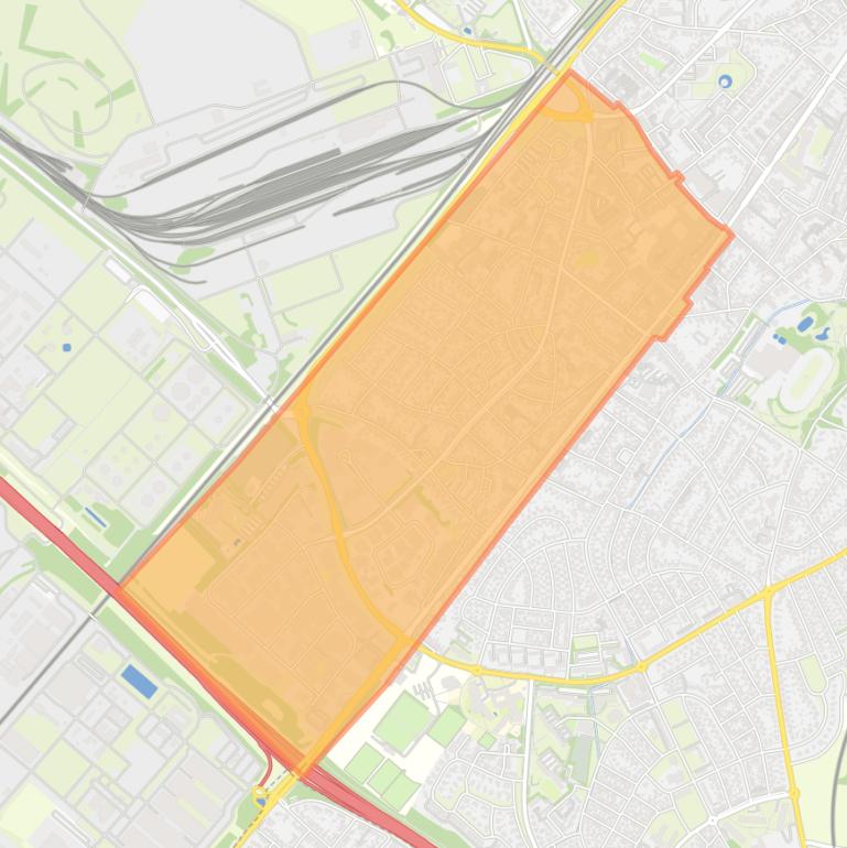 Kaart van de buurt Geleen-Centrum.