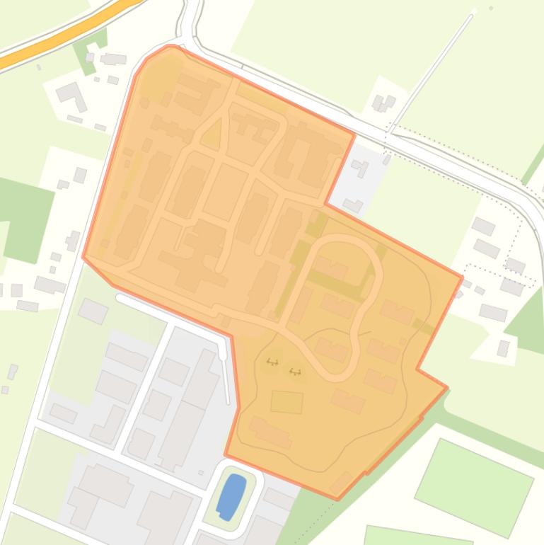 Kaart van de buurt Generaal De Bonskazerne.