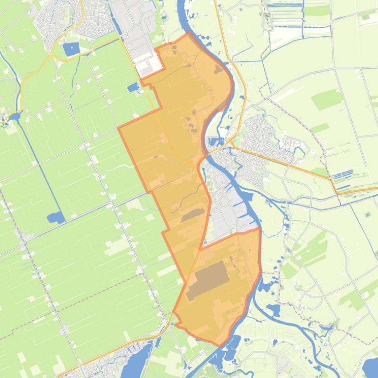 Kaart van de buurt Genne-Overwaters.