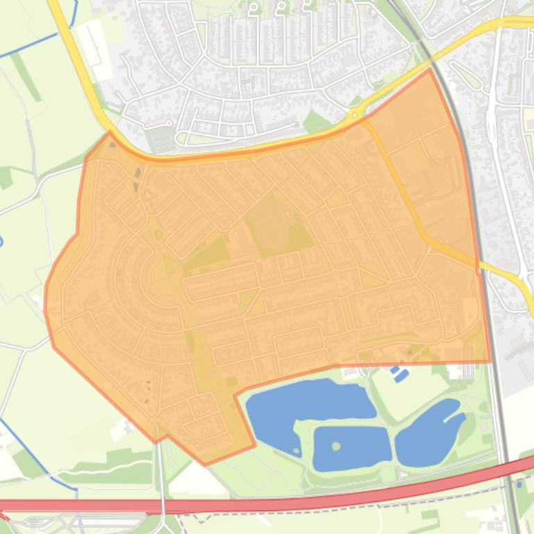 Kaart van de buurt Genoenhuis.