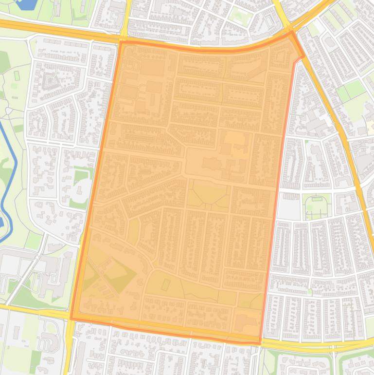 Kaart van de buurt Gerardusplein.