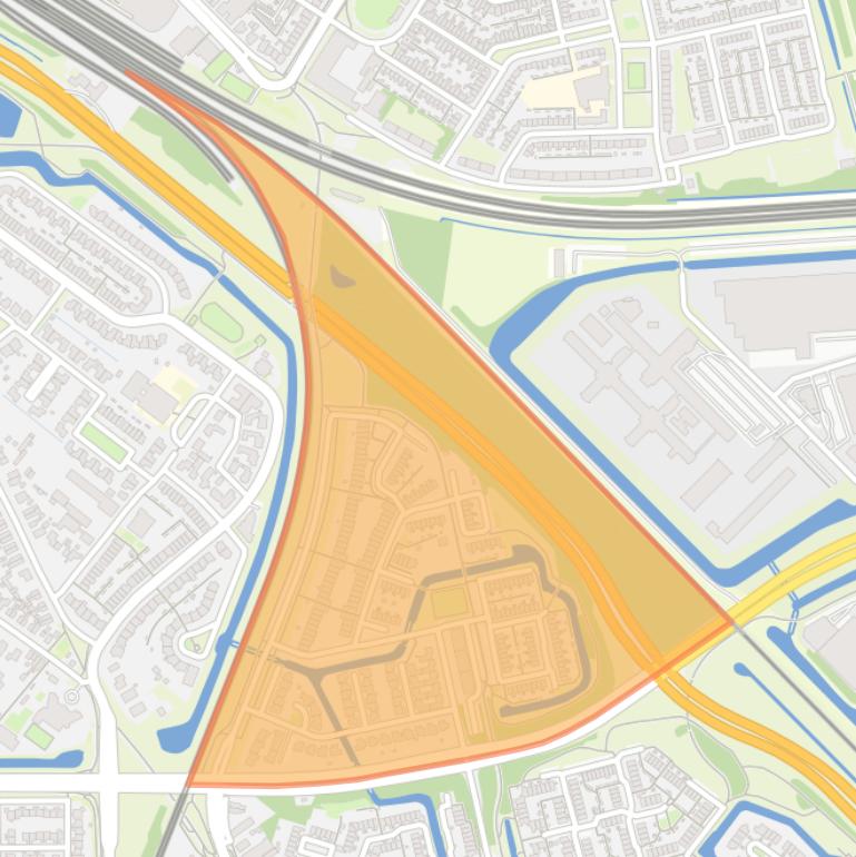 Kaart van de buurt Geren.