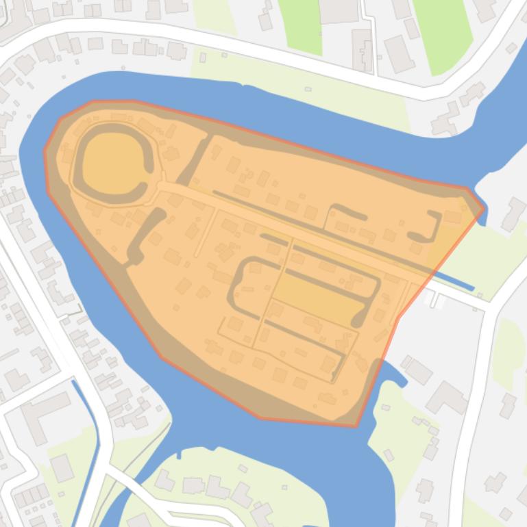 Kaart van de buurt Giessenburg-Recreatie-Noord.