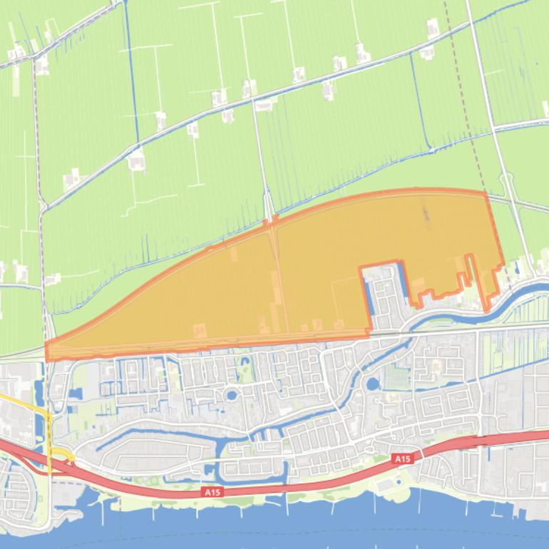 Kaart van de buurt Giessendam Het oog.