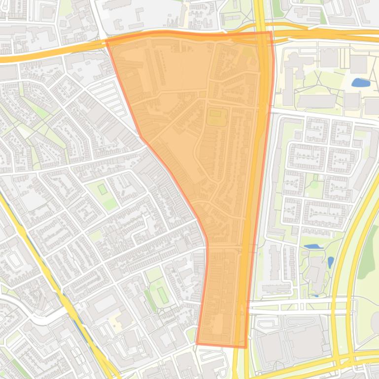 Kaart van de Gildebuurt.