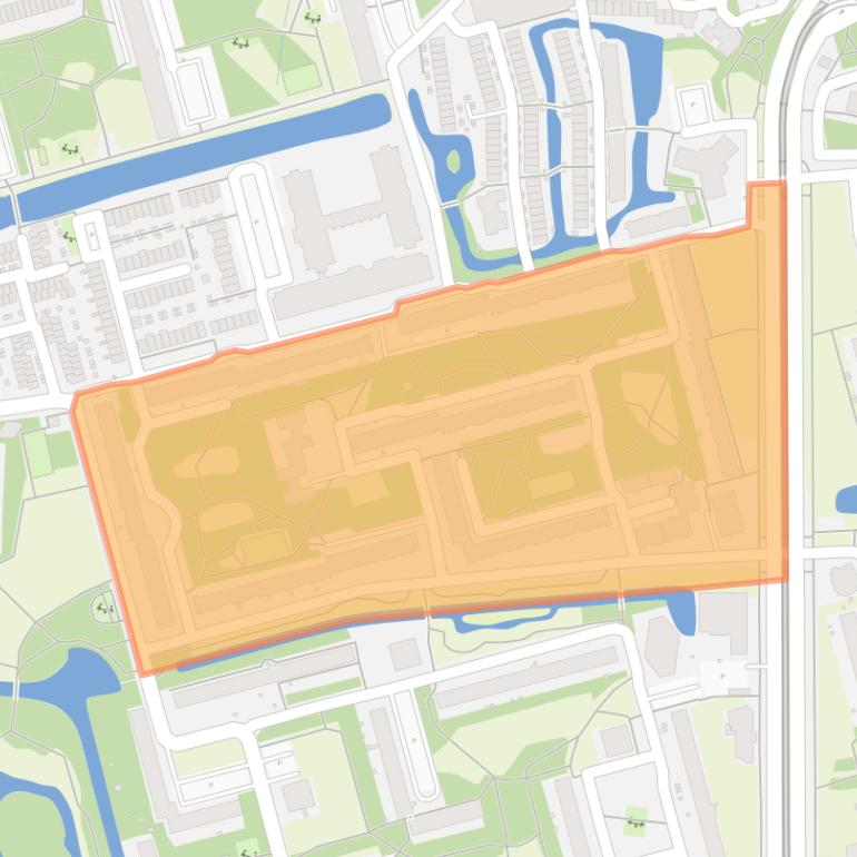 Kaart van de Gillisbuurt.