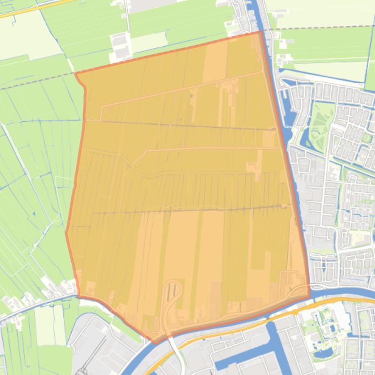 Kaart van de buurt Gnephoek.