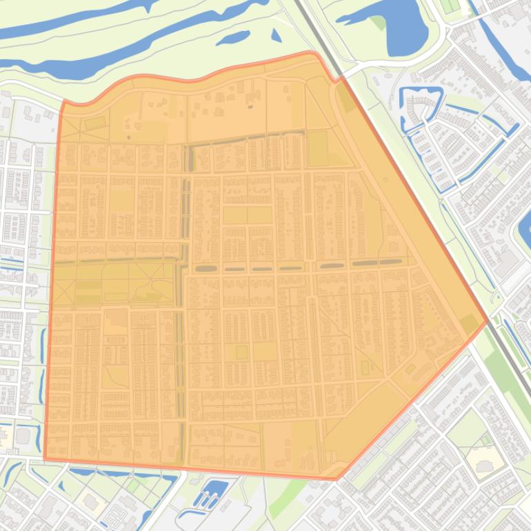 Kaart van de buurt Goilberdingen Oost.