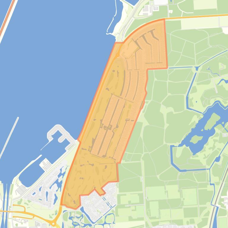 Kaart van de buurt Golfresort.