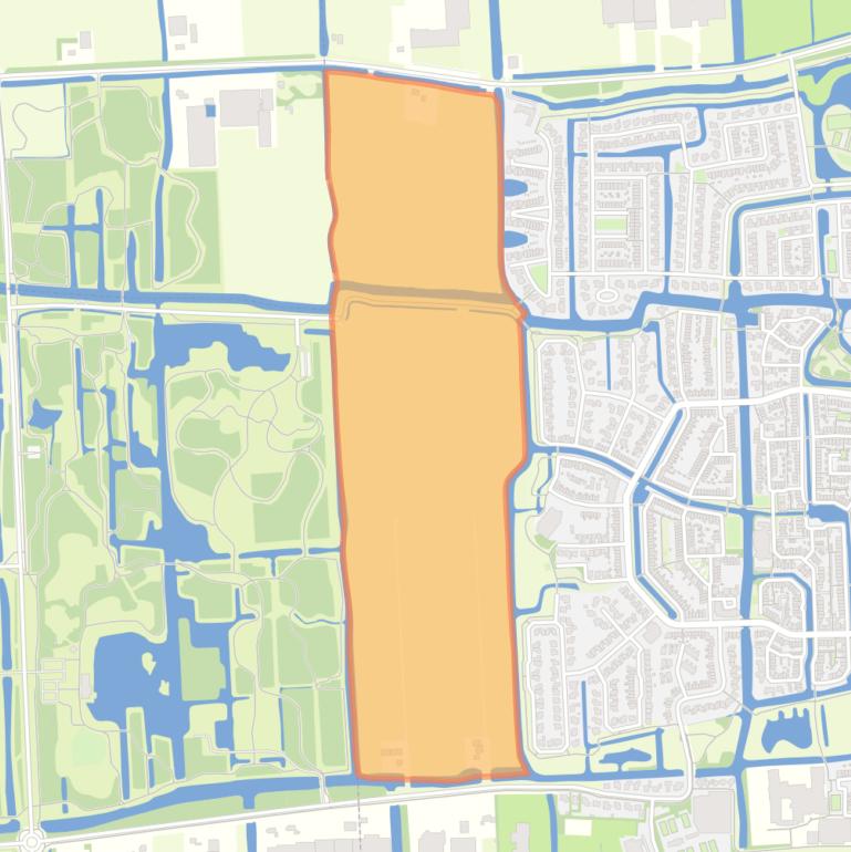 Kaart van de buurt Gommerwijk West-West.