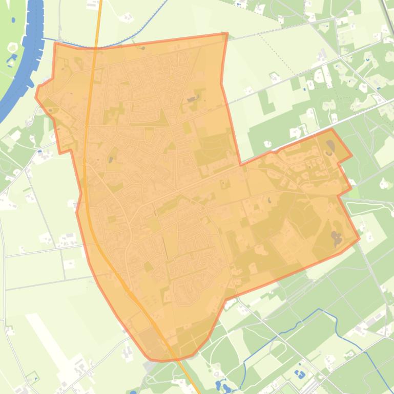 Kaart van de buurt Gorssel.