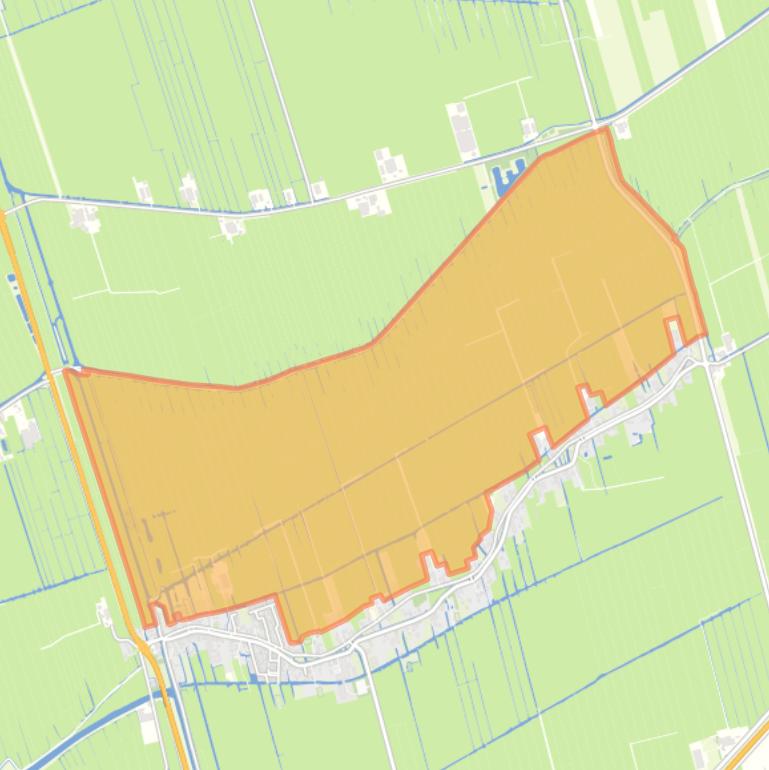 Kaart van de buurt Goudriaan-Buitengebied-Noord.