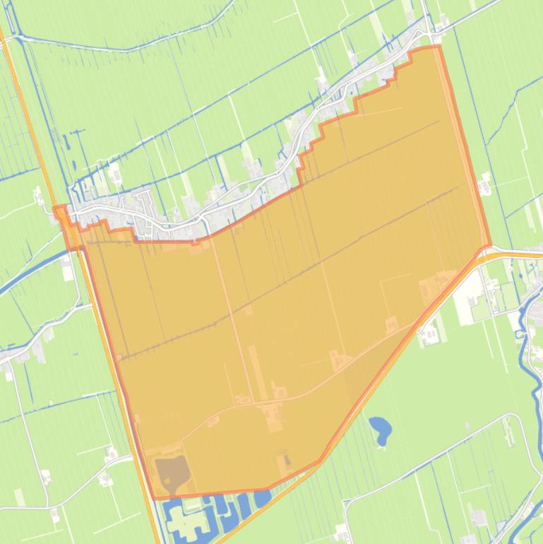 Kaart van de buurt Goudriaan-Buitengebied-Zuid.