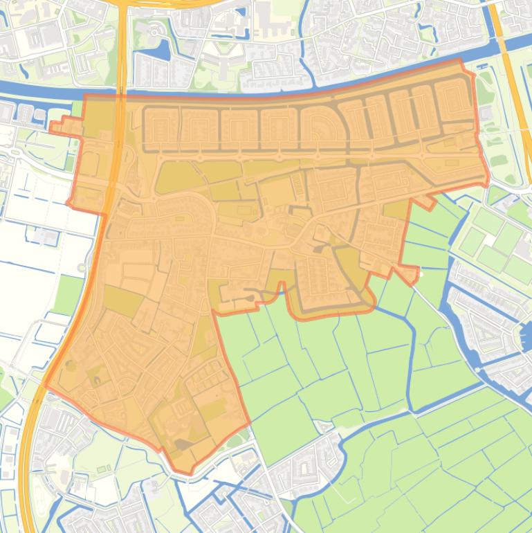 Kaart van de buurt Goutum.