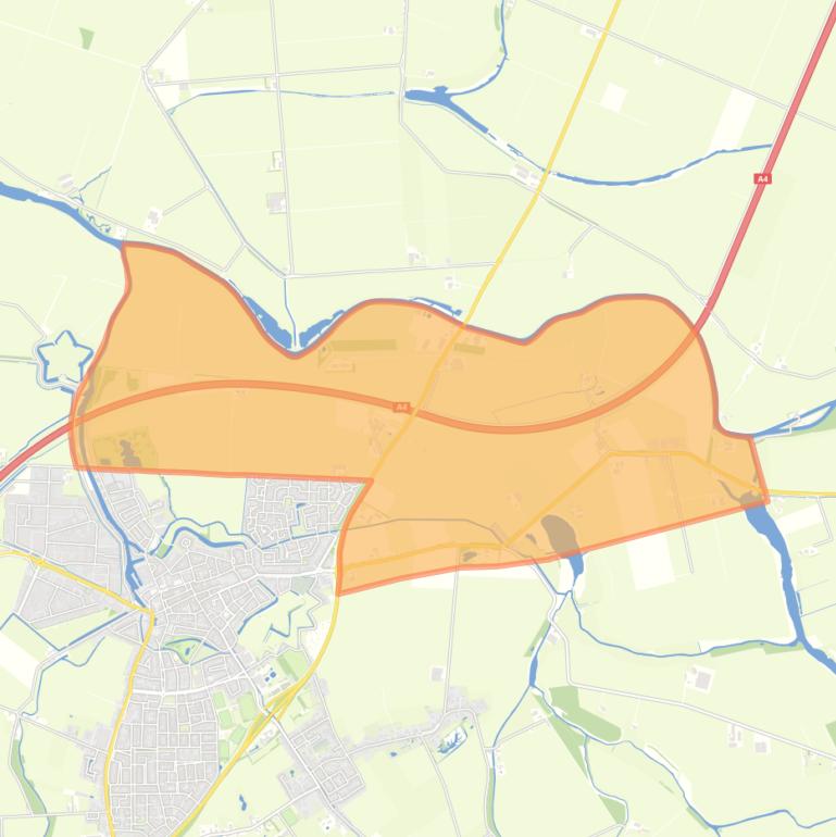 Kaart van de buurt Graaf Hendrik- en Triangelpolder.