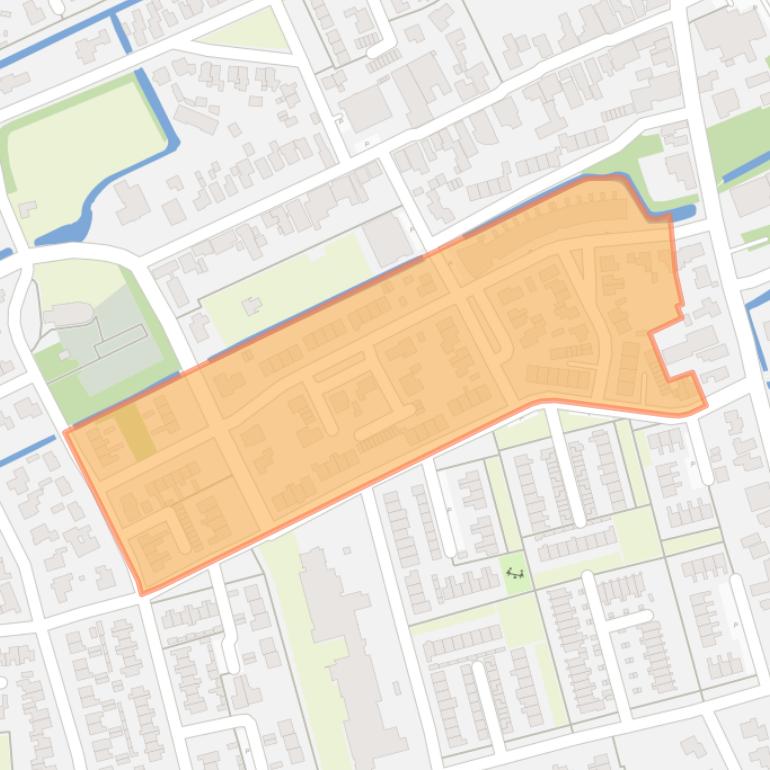 Kaart van de buurt Graaf Willem.