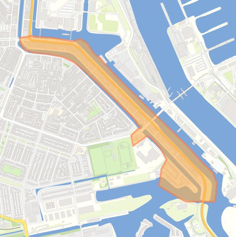 Kaart van de buurt Grachtengordel.