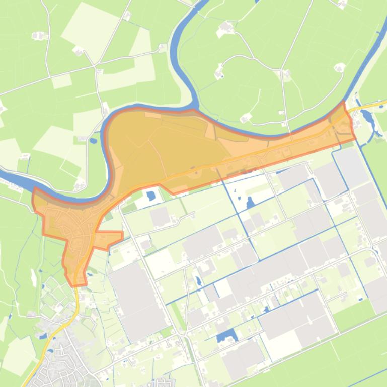 Kaart van de buurt Grafhorst.