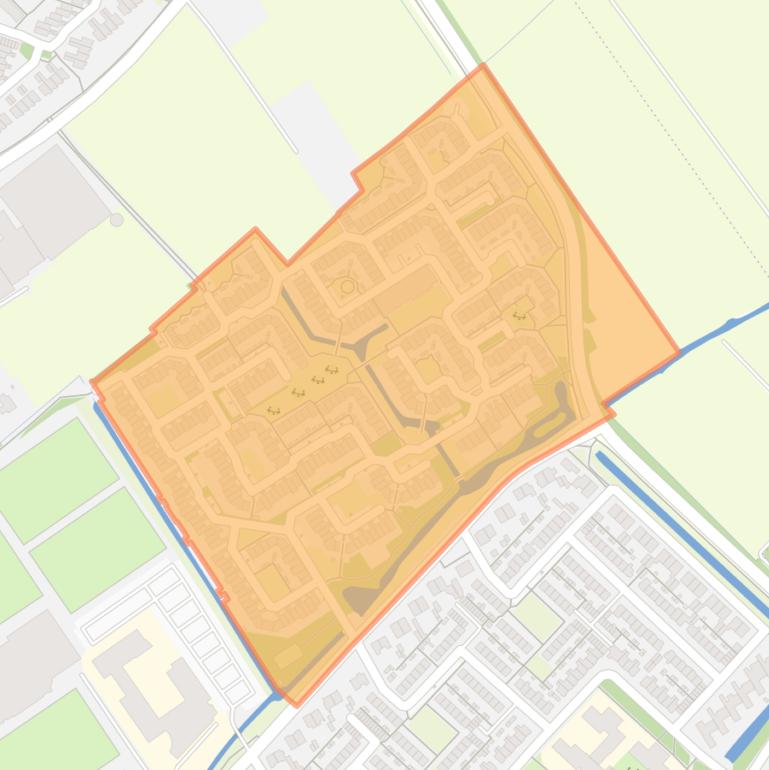 Kaart van de buurt Grashoek.