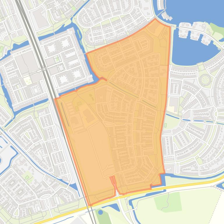 Kaart van de buurt Grassen.