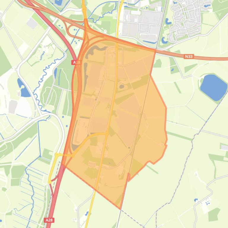 Kaart van de Graswijkbuurt.