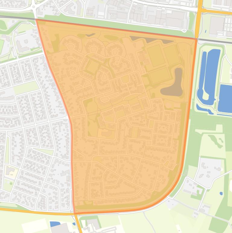 Kaart van de buurt Graswinkel.