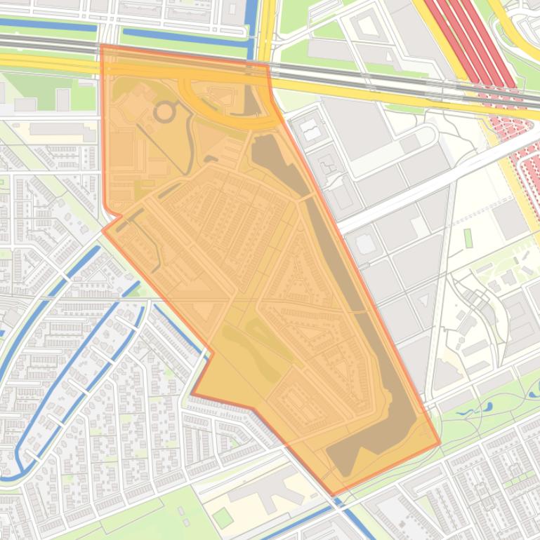 Kaart van de buurt Grauwaart.