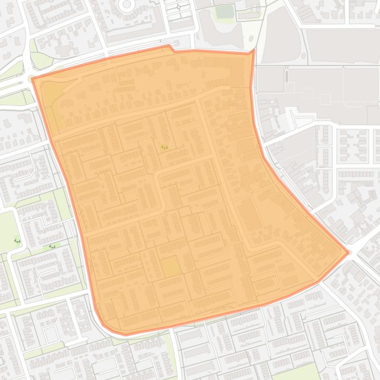 Kaart van de buurt Grauwe Polder 1.