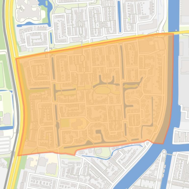 Kaart van de buurt Graven en Gravinnen.