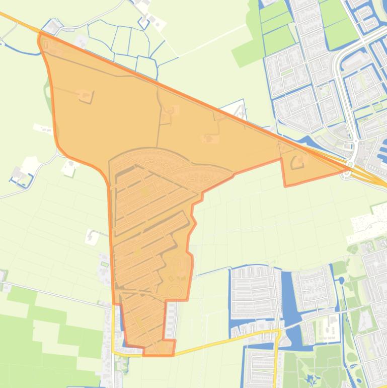 Kaart van de buurt Gravenburg.