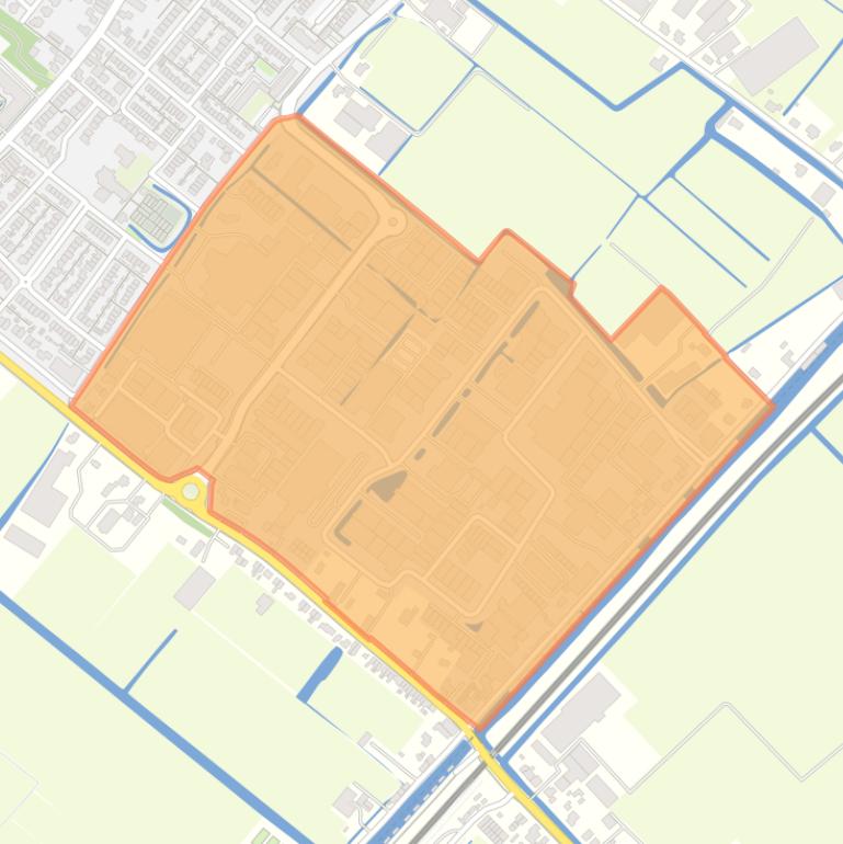 Kaart van de buurt Gravendam.