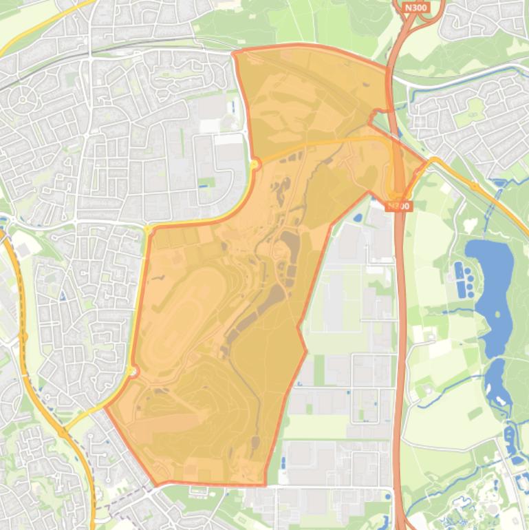 Kaart van de buurt Gravenrode.