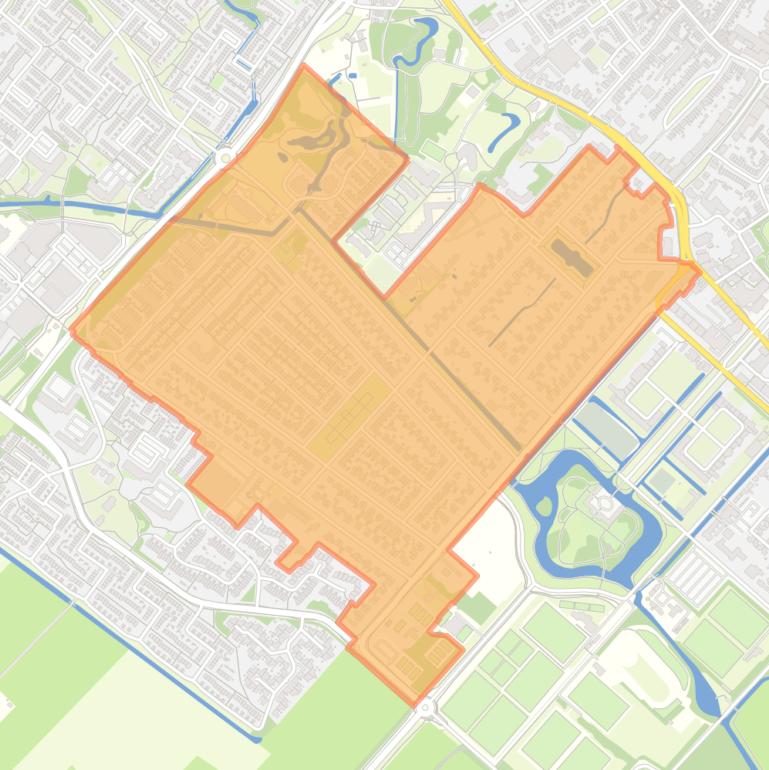 Kaart van de buurt Griffensteijn/Kersbergen.