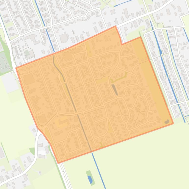 Kaart van de Griftebuurt.