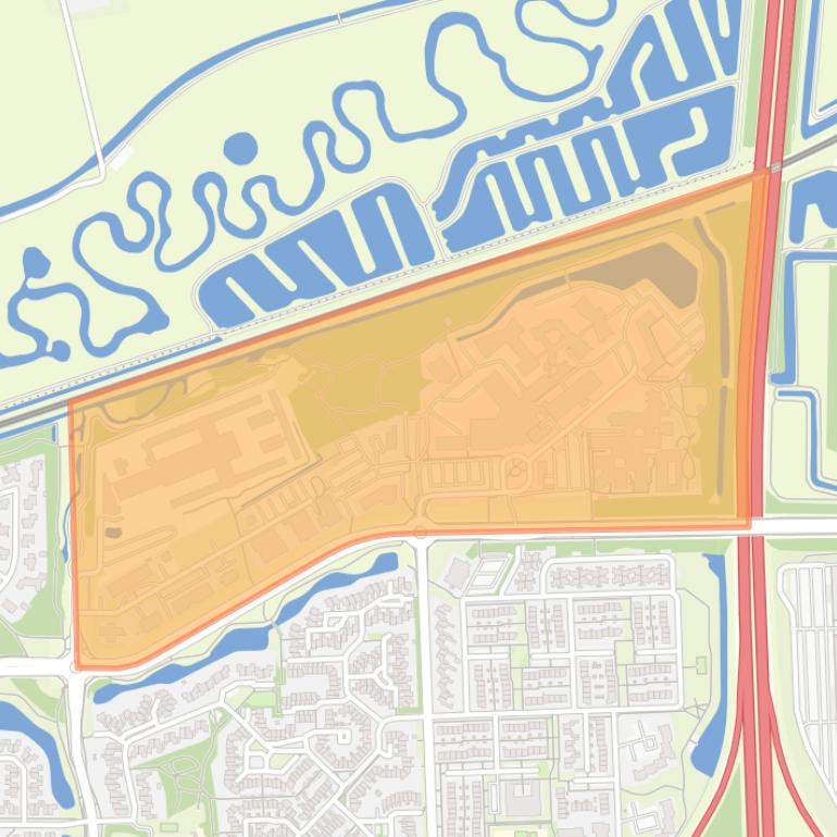 Kaart van de buurt Grittenhof.