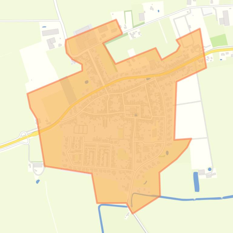 Kaart van de buurt Groede.