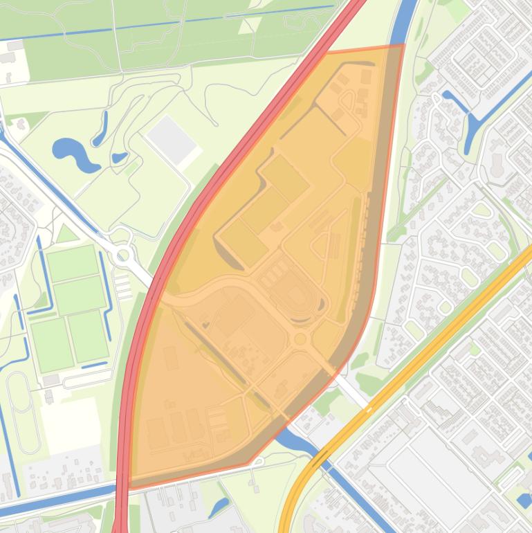 Kaart van de buurt Groene Dijk.