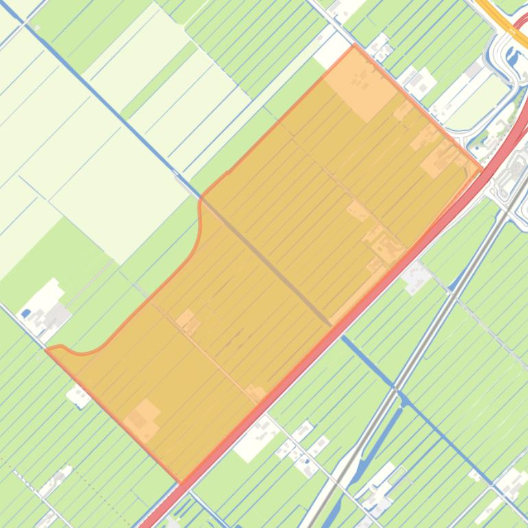 Kaart van de buurt Groene Waterparel.
