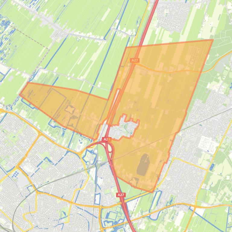 Kaart van de buurt Groenekan Buitengebied.