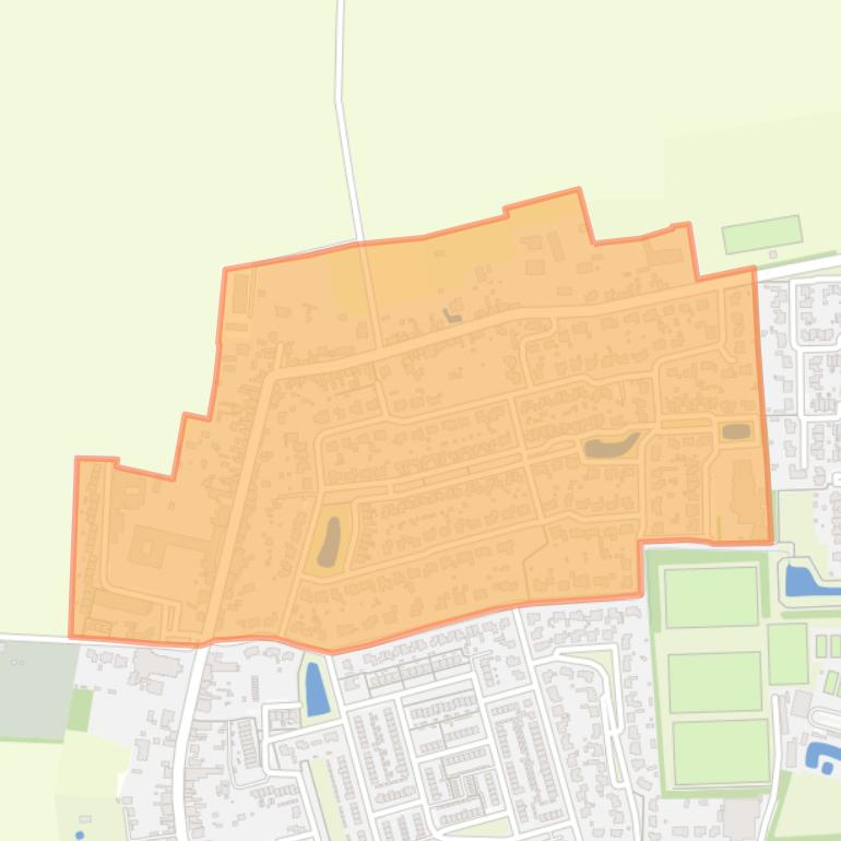 Kaart van de buurt Groenendijk.