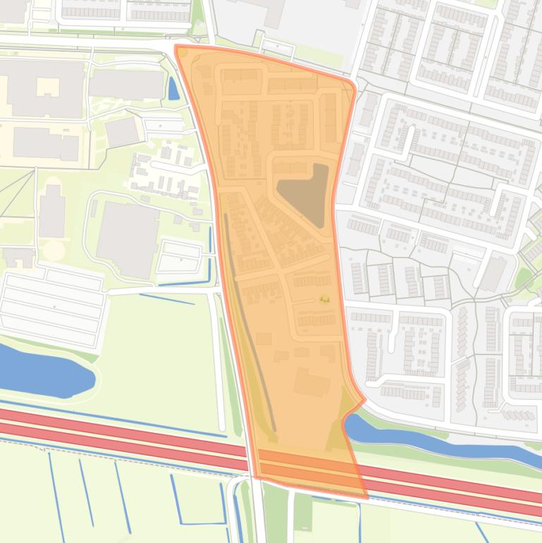 Kaart van de buurt Groenewoud West.